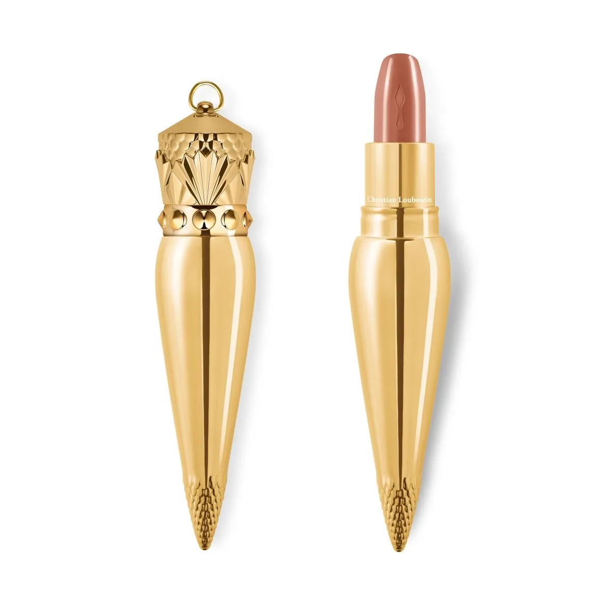 Christian Louboutin Rouge Louboutin Silky Satin – Satin lipstick – Soft Goji 355 - Beauty - front view